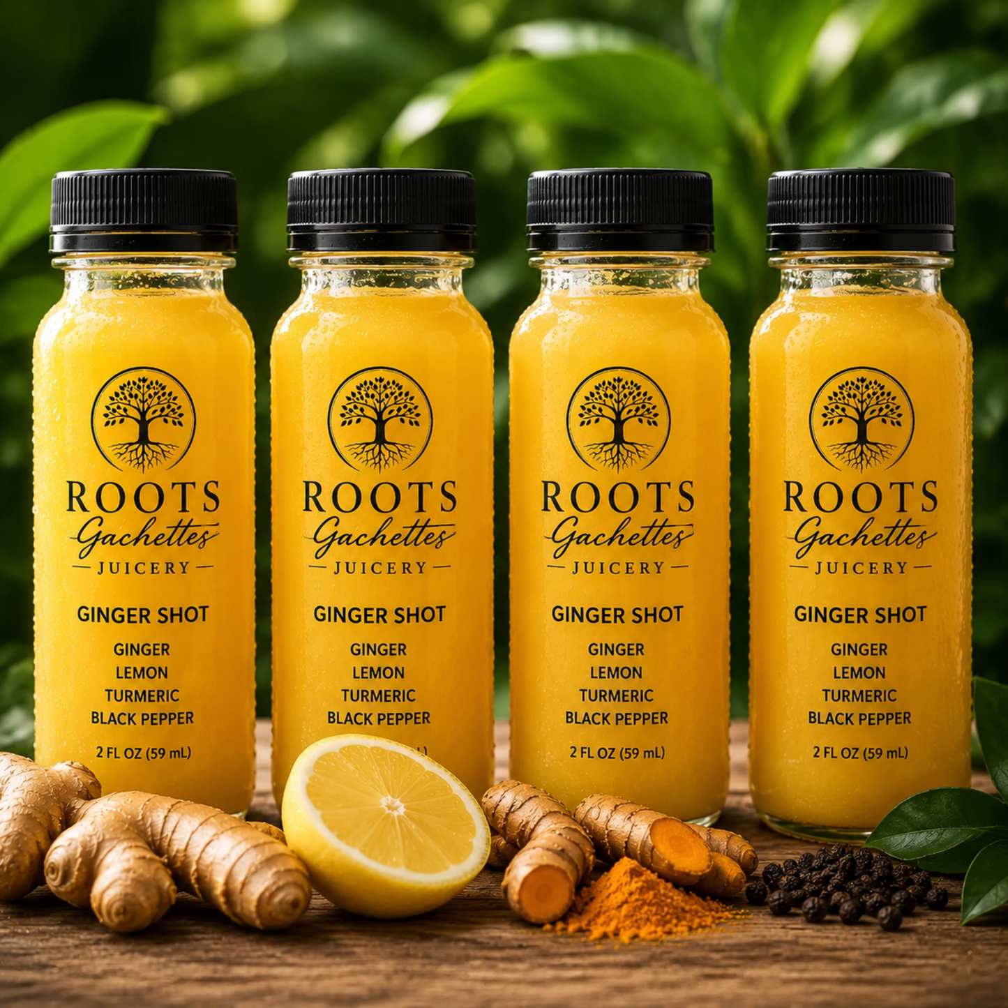 GINGER SHOTS — 4 PACK